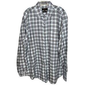 Bobby Jones Collection Woven in Italy Mens XL‎ Plaid Long Sleeve Shirt PGA Tour